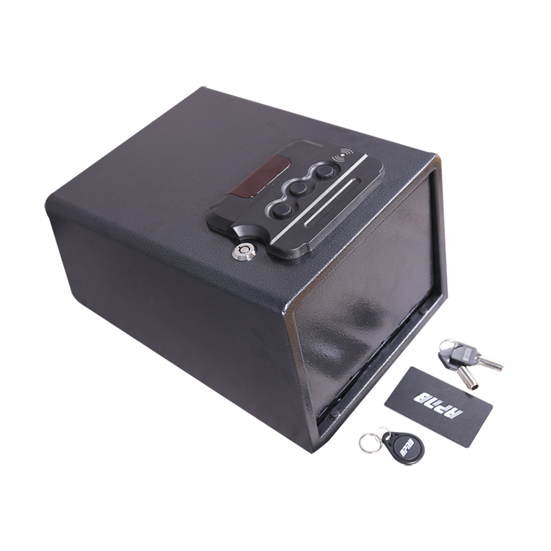 Hand pistol hand gun small safety gun vault digital keypad portable hand gun safe box