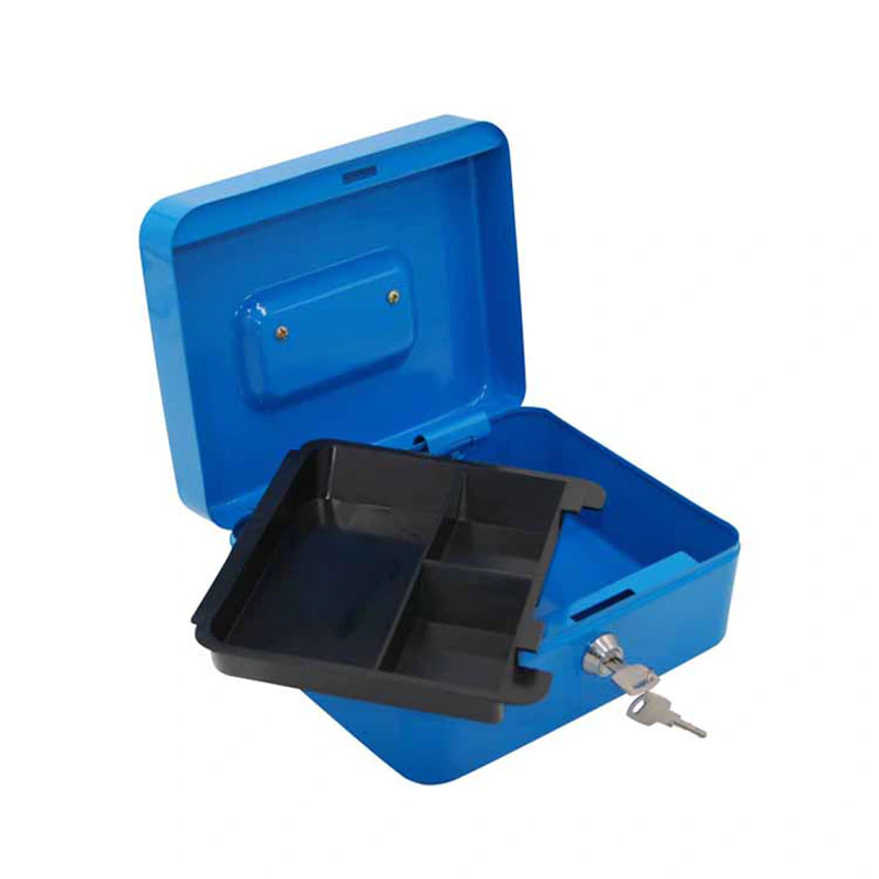 Metal Cash Money Box, Portable Storage Combination Lock Security Cash Box