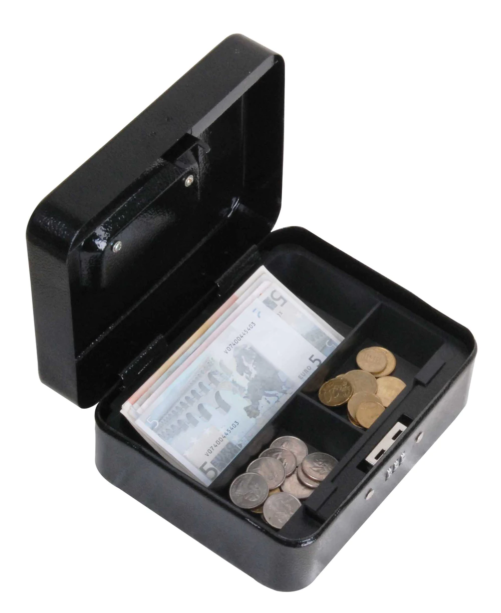 High Quality Yard Sale Metal Cash Box Money Saver With Combination Lock Portable Locking Cash Box/