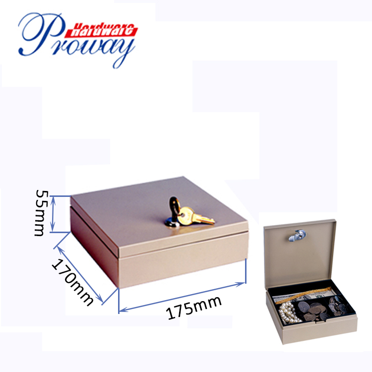 Proway cash box with key for business for shop-1