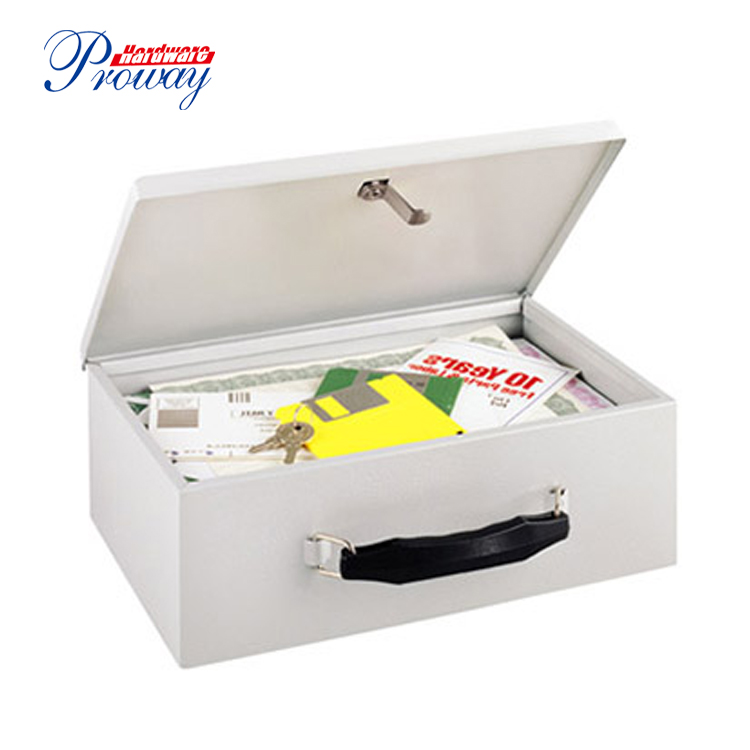 Proway metal cash box with lock Suppliers for bank-2