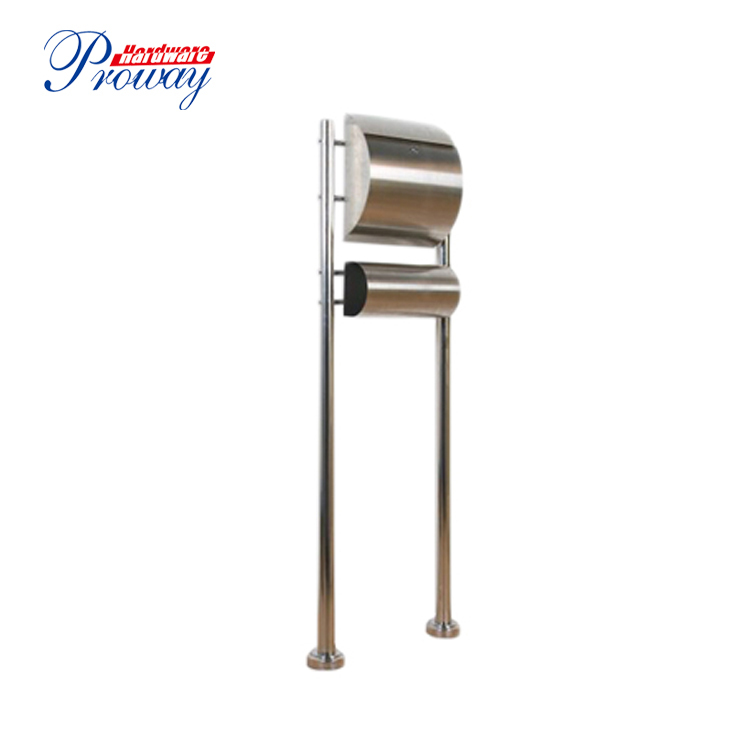 Outdoor Free Stand Mailbox For House Outside Posting Box With The Cylinder Wall Mounted Letter Box/