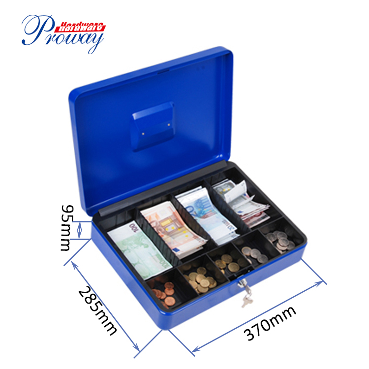 High-quality small fireproof cash box manufacturers for money protection-1