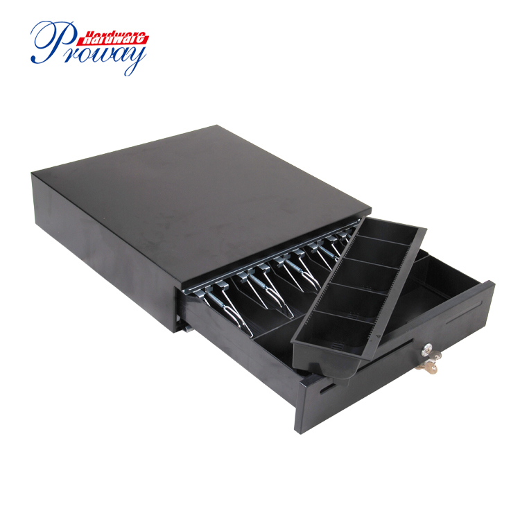 Metal RJ11 Cash Drawer Of POS System High Quality POS Cash Drawer Register With 5 Bill Trays/