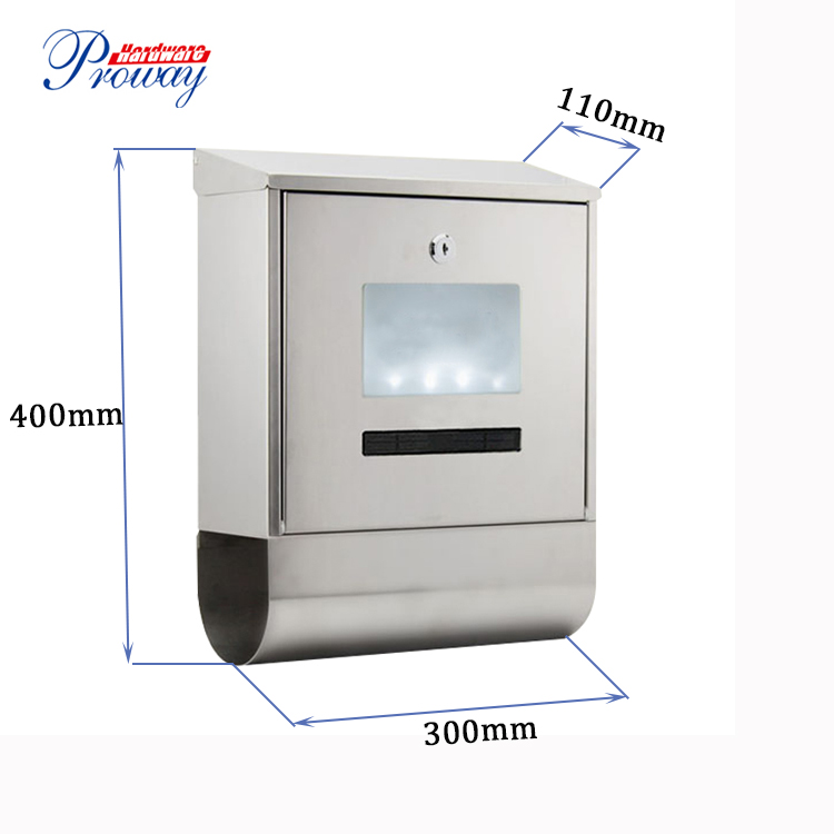 Proway mounted letter box Suppliers for newspaper posting-1