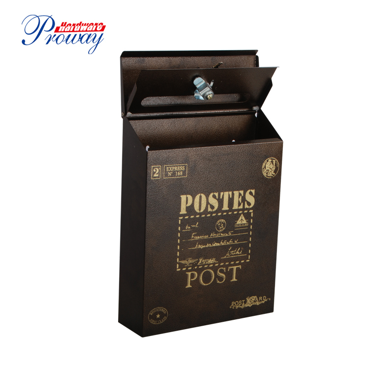 Hot Selling Modern Letter Box Residential Metal Mailboxes For Apartment Wholesale Outdoor Post Box/