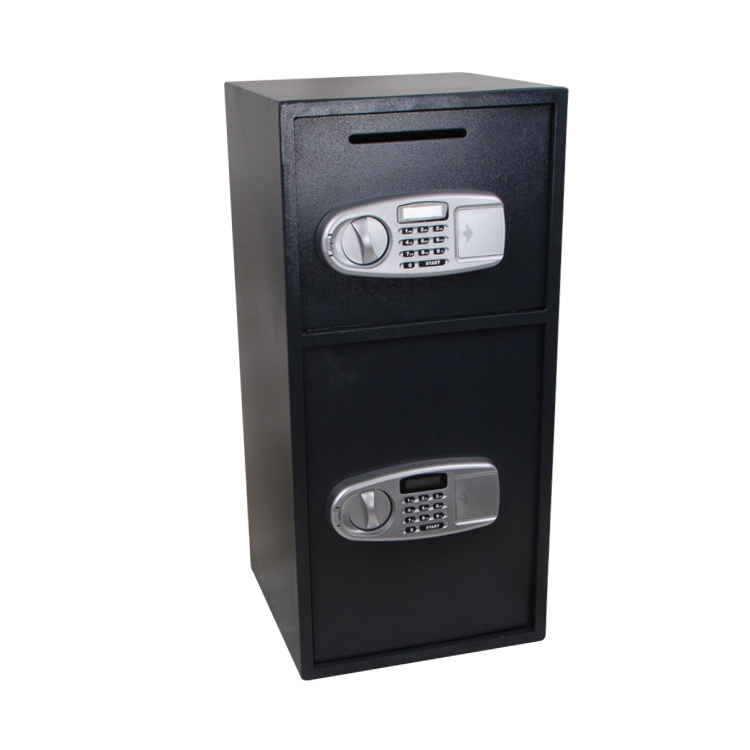Commercial Office Security Cash Locker Safe Deposit Boxes With Drop Slot/