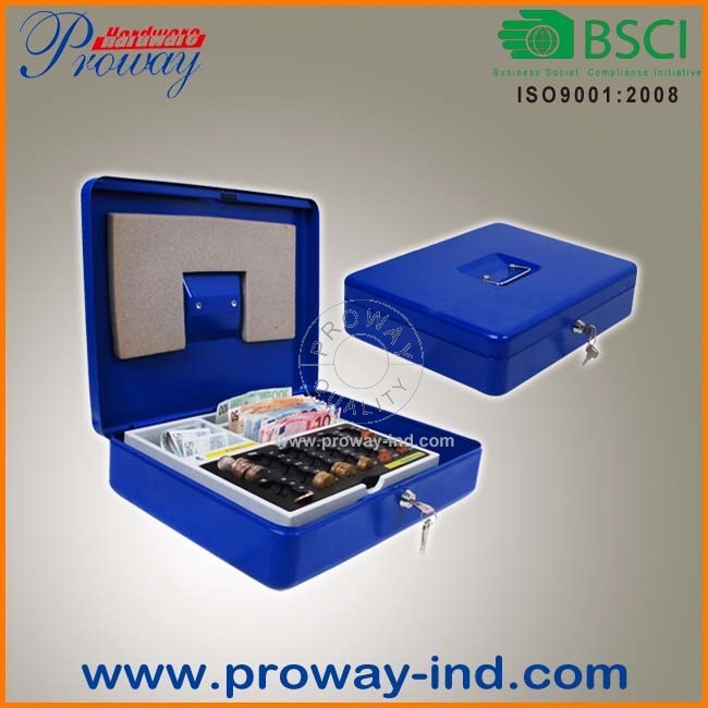Cash Box Safe With Compartment For Rolled Euro Coins Steel Metal Cash Box Manufacturer Cash Box Pos  From China/