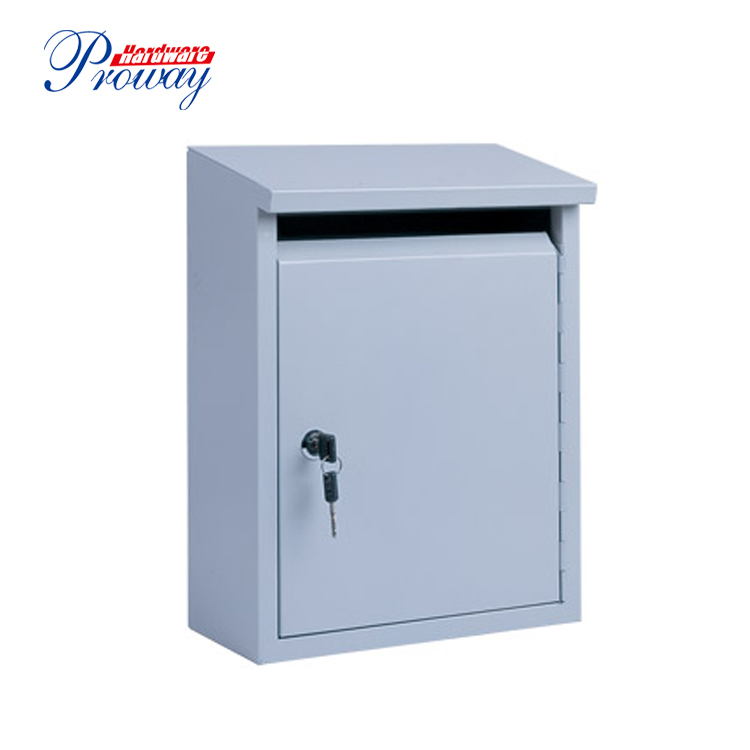 Outdoor Metal Letter Box Residential Post Box Mailbox For Homes Modern Wall Mounted Mailbox/