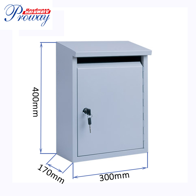 Proway Custom waterproof wall mount mailbox factory for letter posting-1