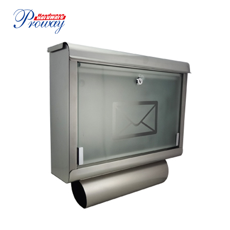 Factory Directing Stainless Steel Letter Box Modern Mailbox For Newspaper Wall Mounted Posting Boxes/