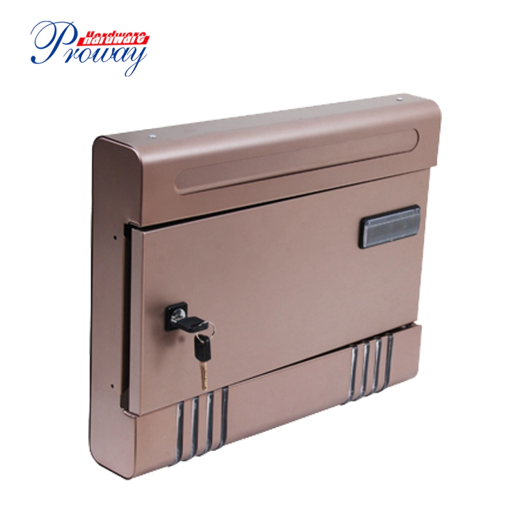 Manufacturing Modern Aluminum Letter Box New Style Wall Mounted Mailboxes Custom Made Post Mail Box/