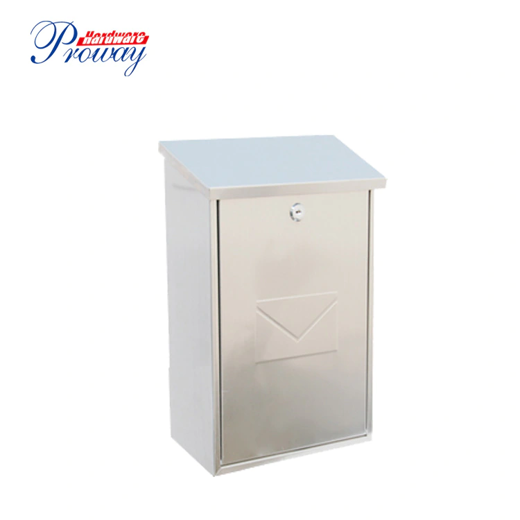 Outdoor Wall Mounted Large Letter Mailing Box Powder Coated Metal Mailbox Locked Letter Box/