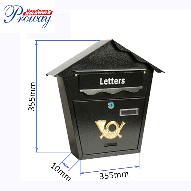 Wholesale corten steel mailbox for business for letter posting-1
