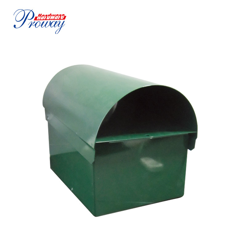 Large Galvanized Waterproof Mailbox With Key Free Standing Letter Box For Houses Custom Posting Box/