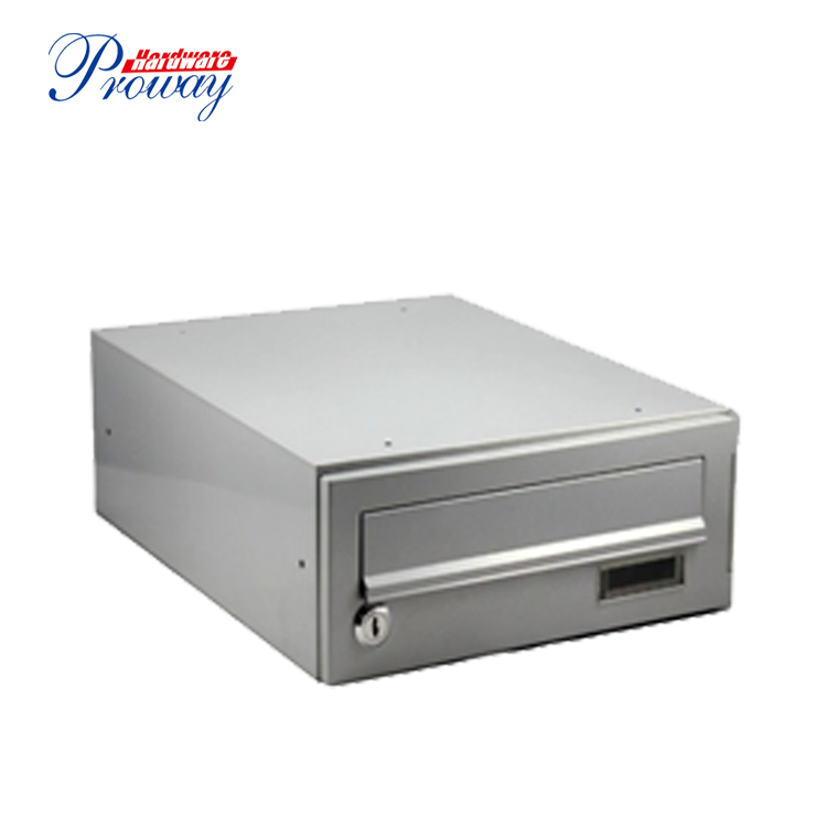Aluminum Mailbox Outdoor Embedded Post Box Residential Mailbox For Apartment With Key Lock/