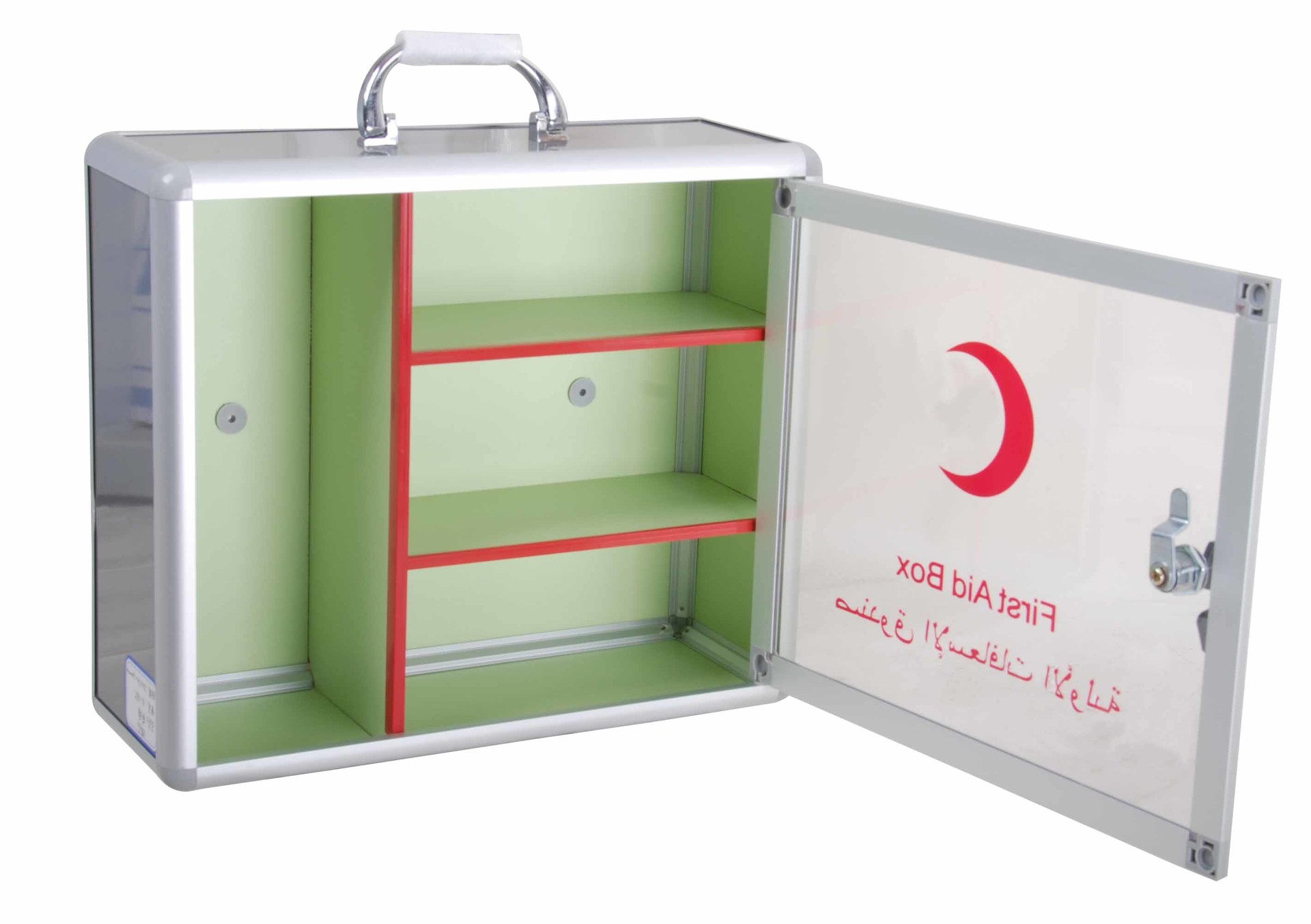 Aluminum Empty First Aid Box Professional First Aid Metal Box With Lock High Quality First Aid Medical Box/ Empty Supplier First Aid Box/