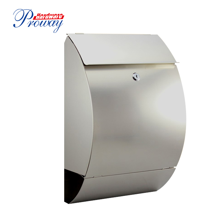 New Style Stainless Steel Mailbox Wall Mount Waterproof Post Box