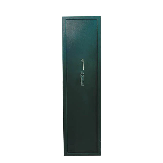 High Quality 6 mm Metal Gun Safe For 7 Guns With 2 Pieces Override Keys Wholesale Gun Rifle Safe/