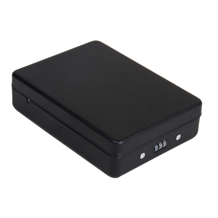 Metal Hidden Car Portable Safe, Hidden Theft Proof Mini Small Security Car Portable Safe Box/