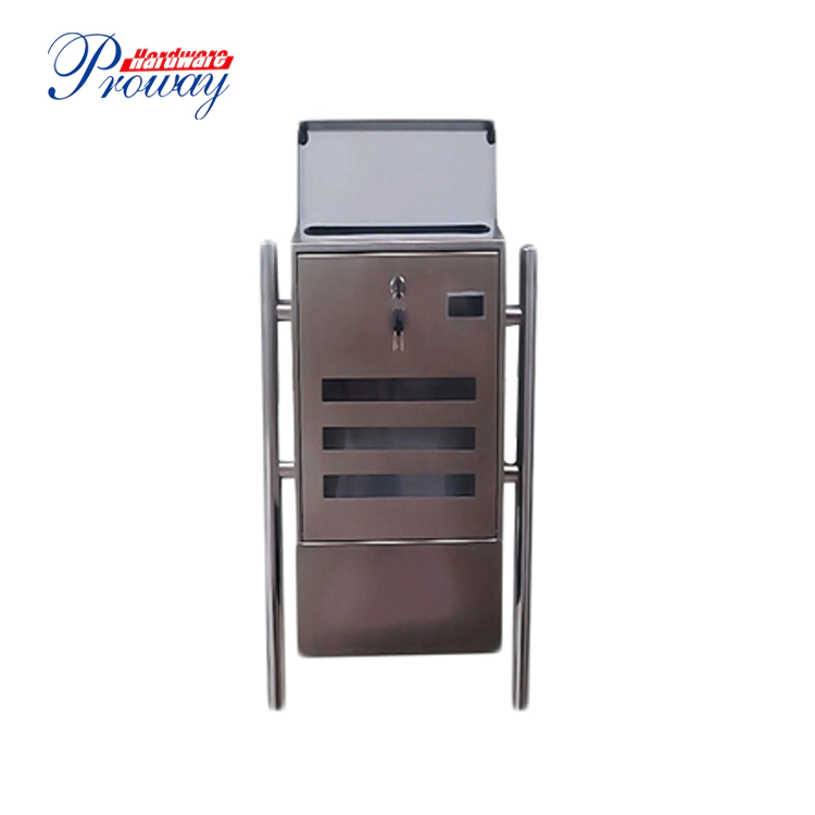 free standing stainless steel mailbox