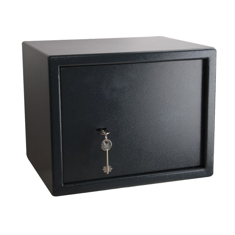 Safe Box With Key, Metal Steel Security Mechanical Key Lock Cheap Safe Box