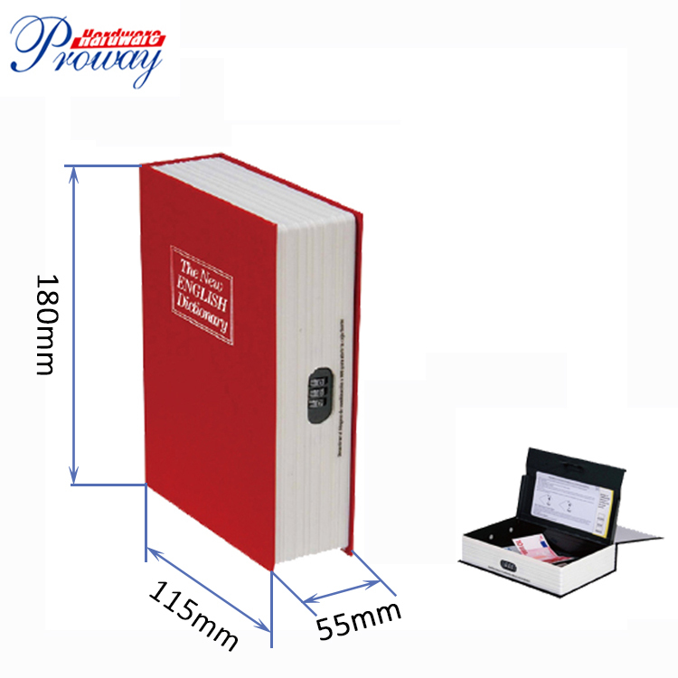 Factory Directing Diversion Hidden Hollow Book Safe With Combination 2021 Cheapest Lock Secret Book Safe/