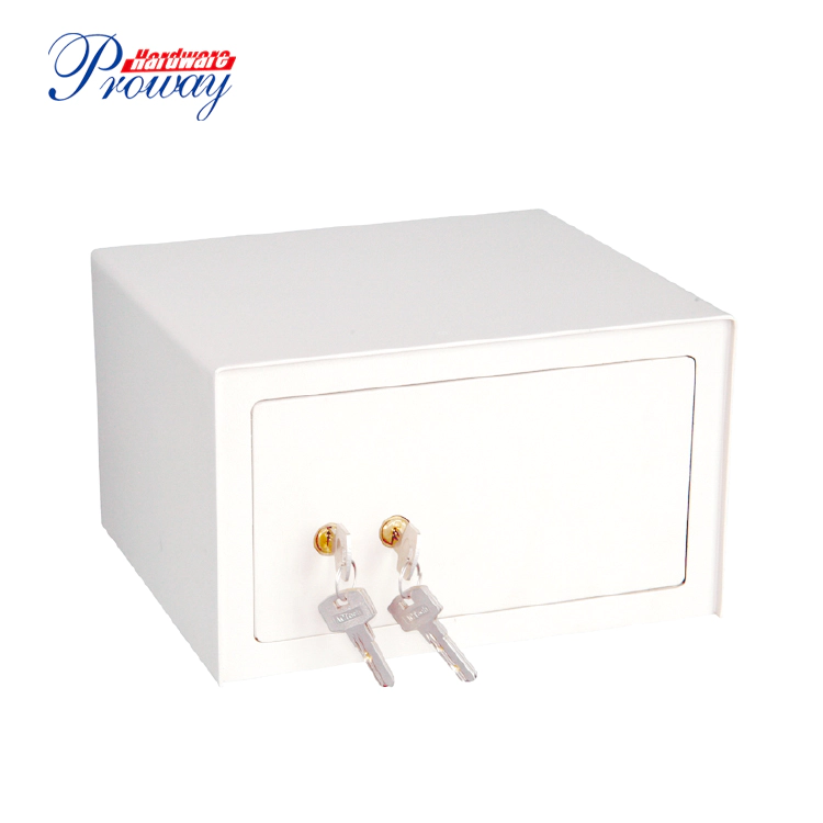 Portable Mini Home Vault Money Jewelry two key safe Lock box