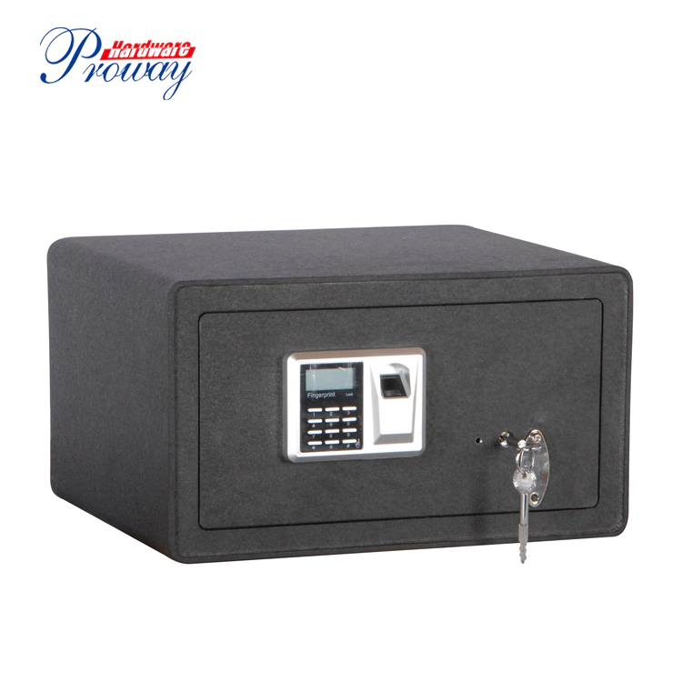 China High Quality Electronic Fingerprint Lock Safe Box With Override Keys