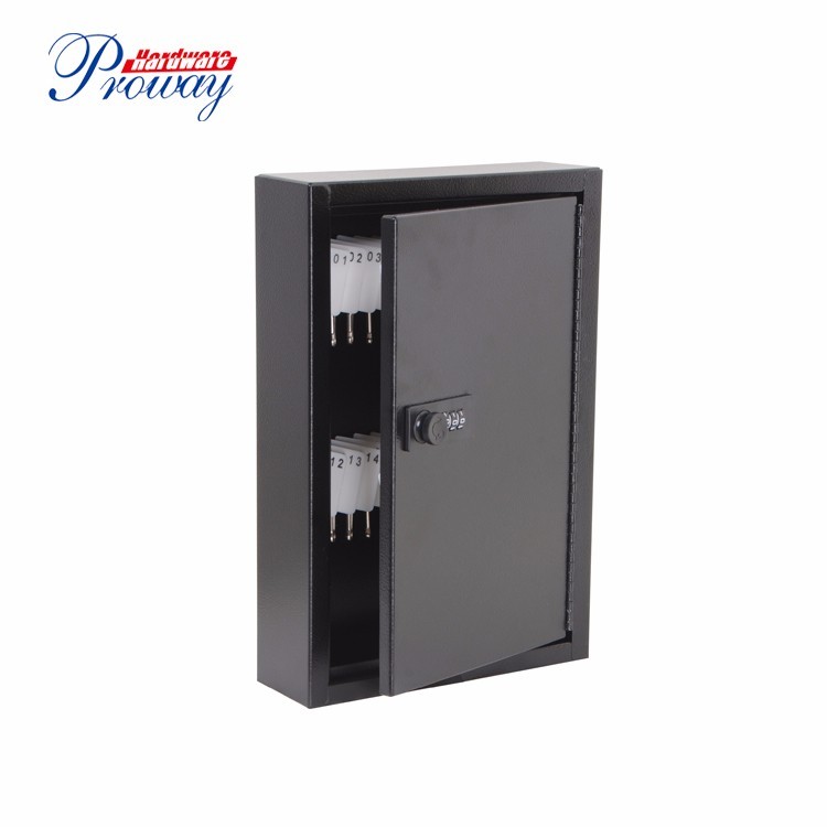 Locking Key Cabinet Key Storage Lock Box with Code Key Management Wall Mount with Combination Lock/
