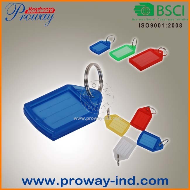 cheap plastic key label,key tag with paper