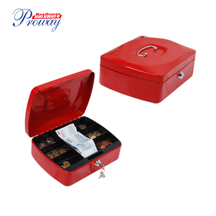 Wholesale High Quality Metal Custom Cute Cash Money Storage Box With Key Coin Safety Box With Cheap Price