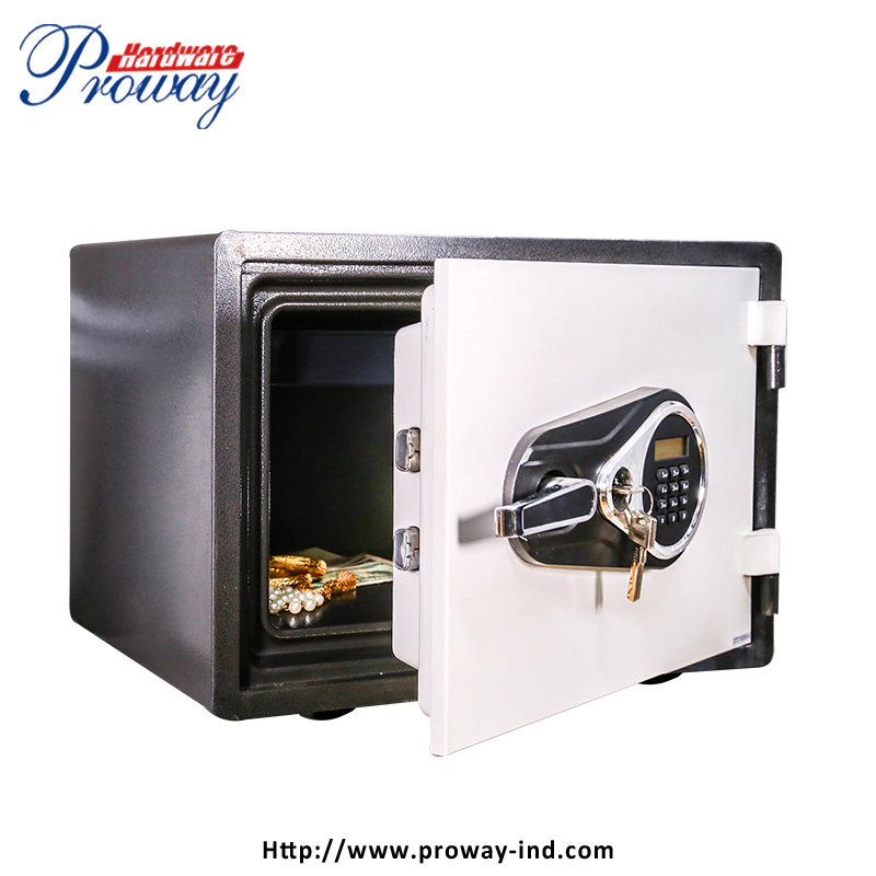 Metal Home Money Commercial Fireproof Double Coded Safe Vault Double Key Safe Digital Security Box Waterproof and Fireproof Safe