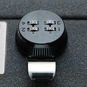 4-Digit combo and drill resistant lock