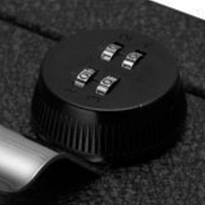 4-Digit combo and drill resistant lock