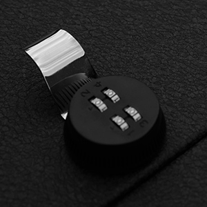 4-Digit combo and drill resistant lock