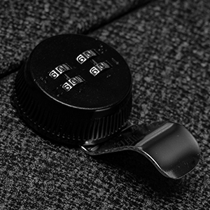 4-Digit combo and drill resistant lock