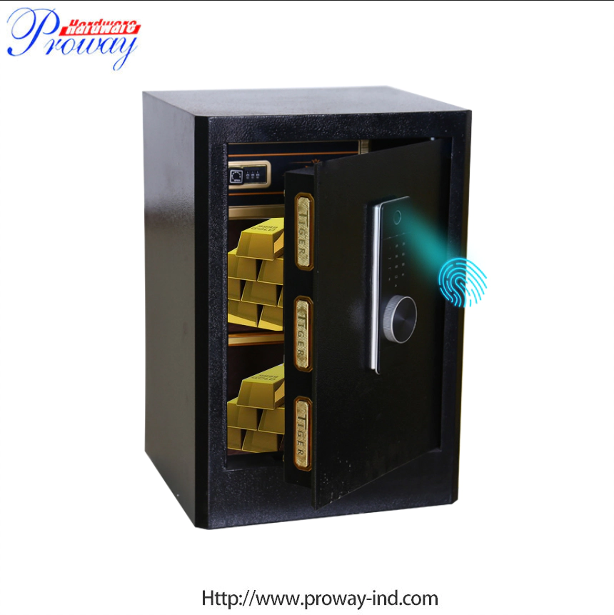 Biometric Security Cabinets Safety Box Electronic Digital Fingerprint Safe Locker Caja Fuerte for Money