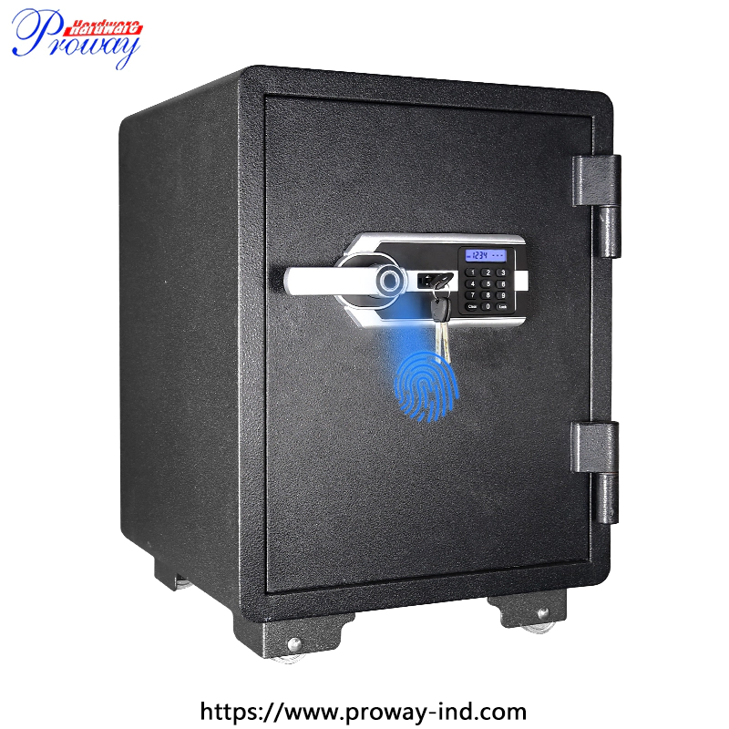 High Quality Heavy Duty lLuxury Home LCD Display Electronic Security Digital Fireproof Caja Fuerte Fingerprint Safe Box