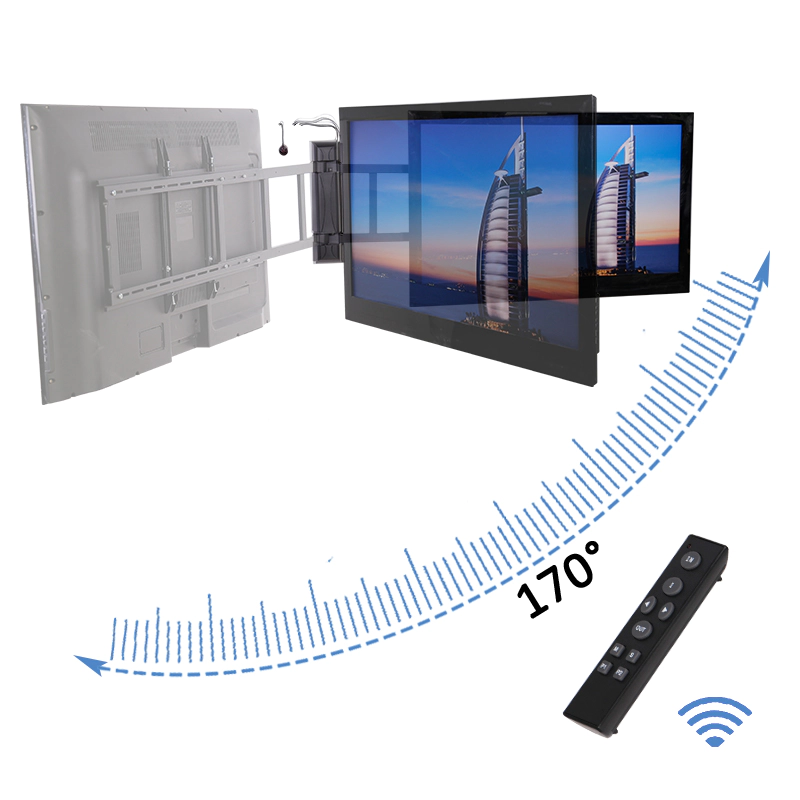 Remote control TV wall mount