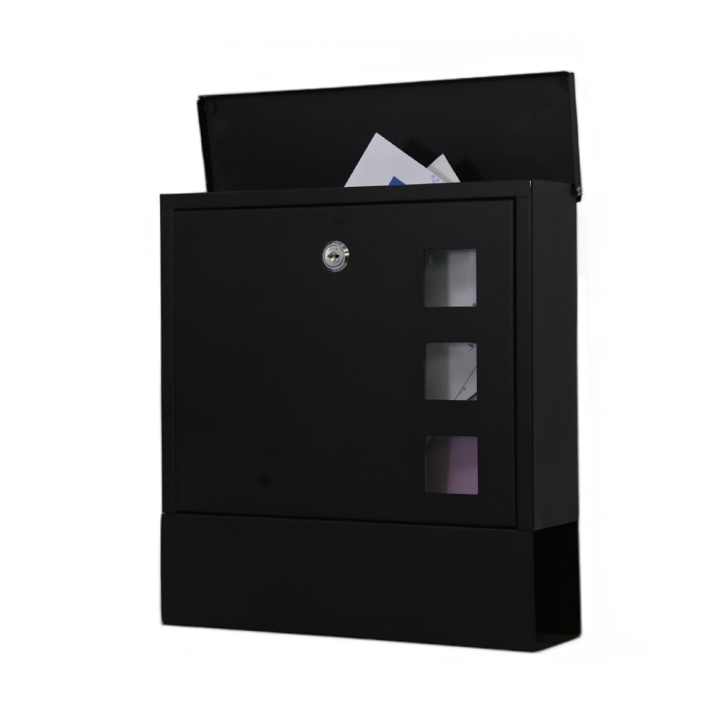 Mailbox with Key Lock for Outside,Large Capacity Mailbox for Newspapers