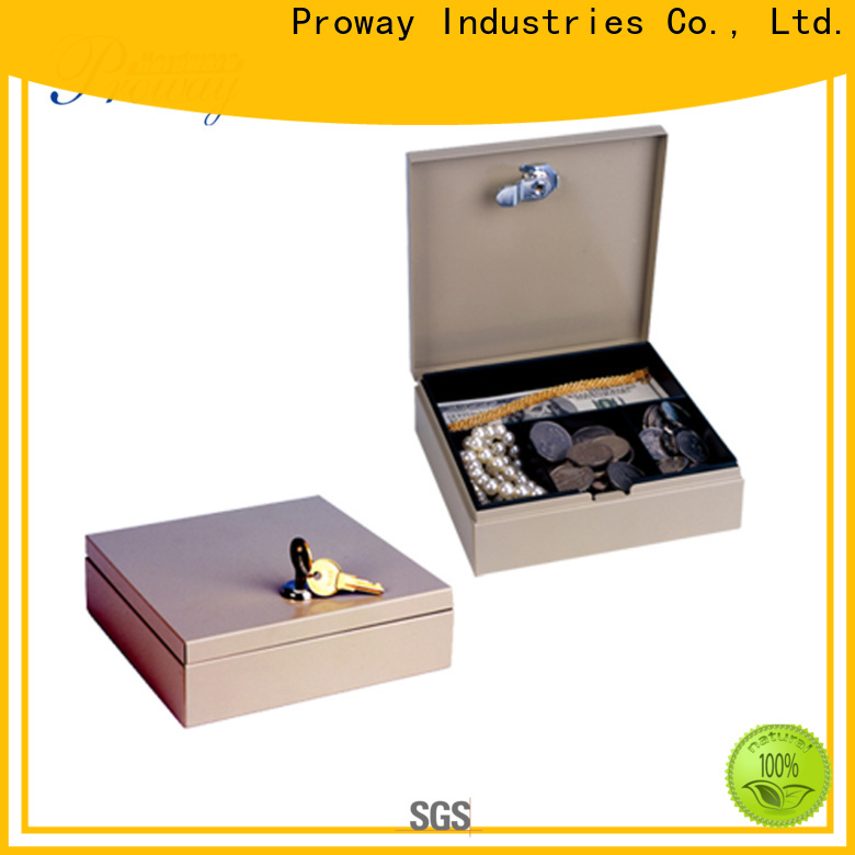 Proway cash box with key for business for shop