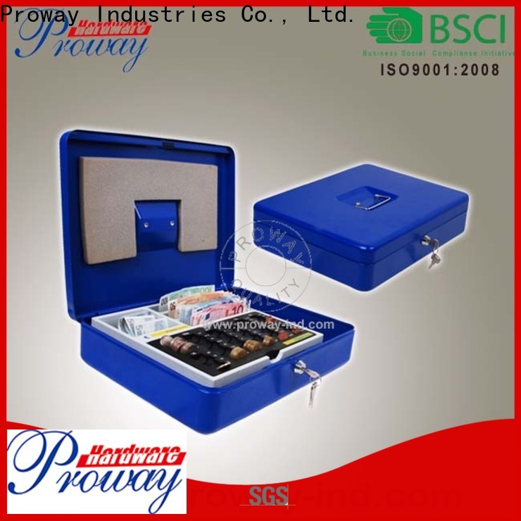 Proway Wholesale small cash box Suppliers for money protection