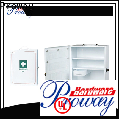 Proway first aid cabinet wall mounted for business to storage life-saving emergency supplies