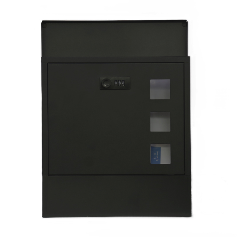 Mailbox with Combination Lock,Large Capacity Wall Mounted Locking Security Mailbox