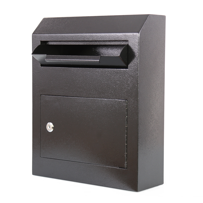US MAIL Wall Mount Drop Letter Box Through the Door Locking cabinet for Daily Large Capacity Mailbox
