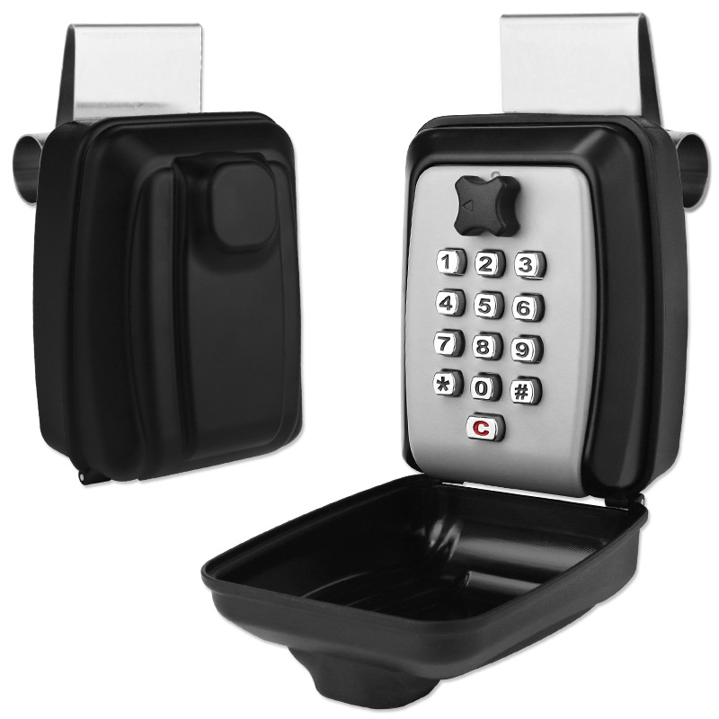 12-Digit Code Zinc Alloy Key Safe Box Weatherproof Cover Key Safe for Car